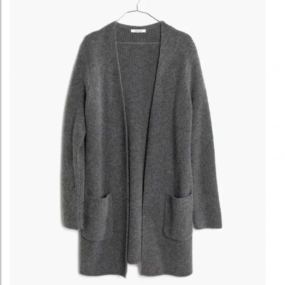 Madewell Backstage Wool Long Cardigan Sweater - Size M